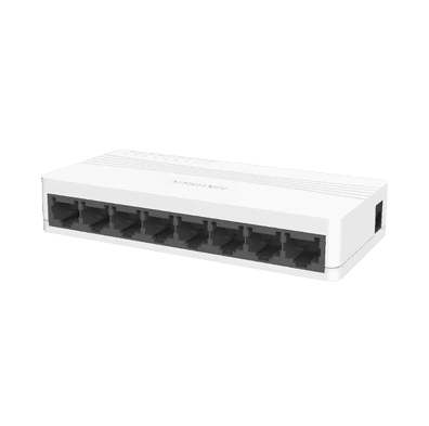 SWITCH HIKVISION DS-3E0108D-O / 8 PUERTOS 10/100 MBPS (MDI/MDIX) PLASTICO