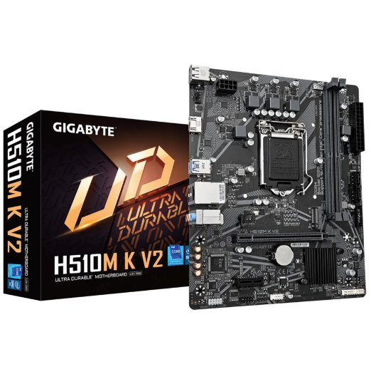 MAINBOARD GIGABYTE H510M K V2 11TH LGA1200 2DDR4-3200 HDMI M.2 4USB3.2 6USB2.0 PCIe3.0 mATX