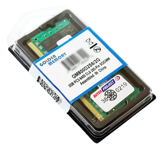 MEMORIA PC  2GB DDR2 GOLDEN PC 800 MHZ