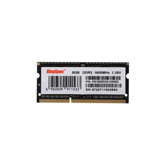 MEMORIA SODIMM 8GB DDR3L 1600 MHZ KINGSPE