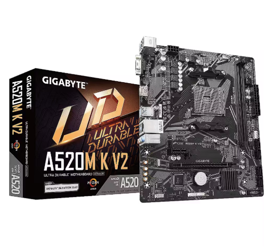 MAINBOARD GIGABYTE E A520M K V2 AMD AM4 RYZEN 5000 2DDR4 D-SUB