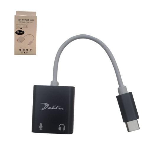 TARJ. DE SONIDO USB DELTA TIPO C 2 ENTRADAS 7.1 CANALES