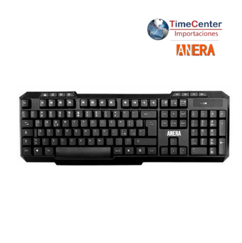 TECLADO ANERA USB 2.0 NEGRO