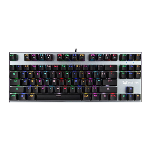 TECLADO GAMER MT-MK04 MECANICO MEETION SUPERFICIE DE METAL